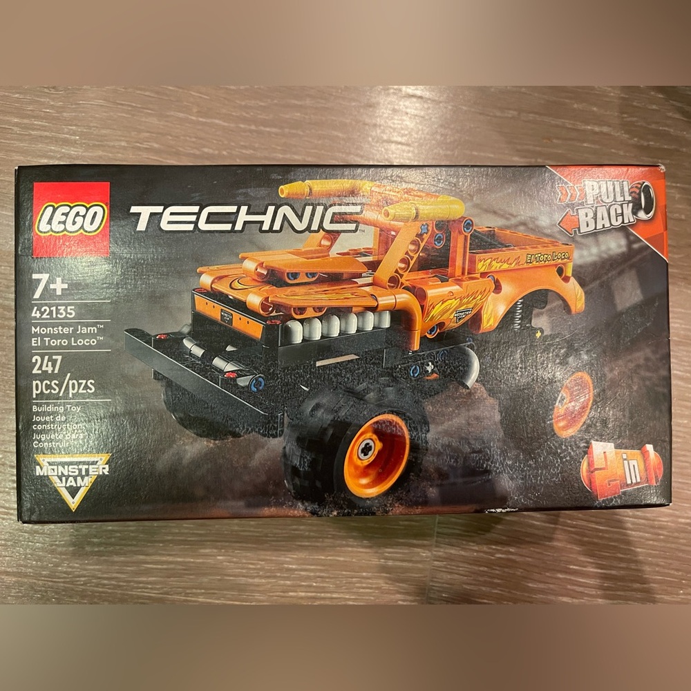 New Unopened Retired 42135 LEGO Technic Monster Jam El Toro Loco Monster Jam